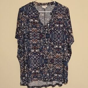 Stylish Multicolor Patterned Blouse